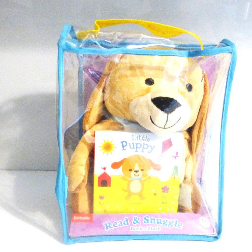 Kidsbooks READ & SNUGGLE Plush & Book 6+ Months Little Puppy Amy Carluright